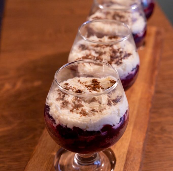 Cranberry tiramisu