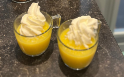 Mangocino dessert-smoothie
